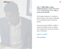 Tablet Screenshot of hitenjetha.com
